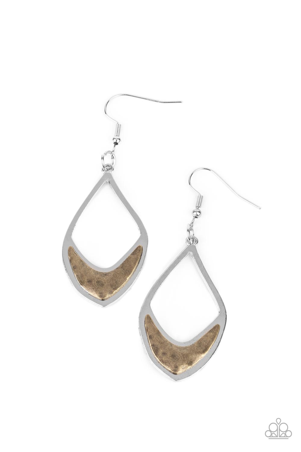 Artisan Treasure - Silver Earring Paparazzi E0391