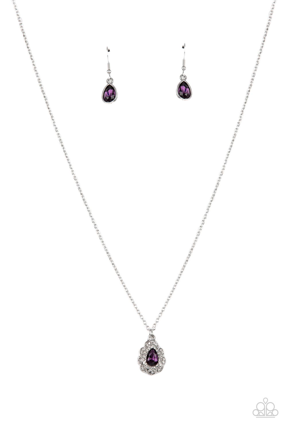 Vintage Validation - Purple Necklace Paparazzi N0555