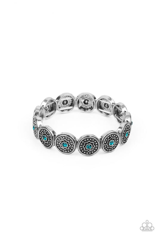 Colorfully Celestial Blue Bracelet  Paparazzi B0177