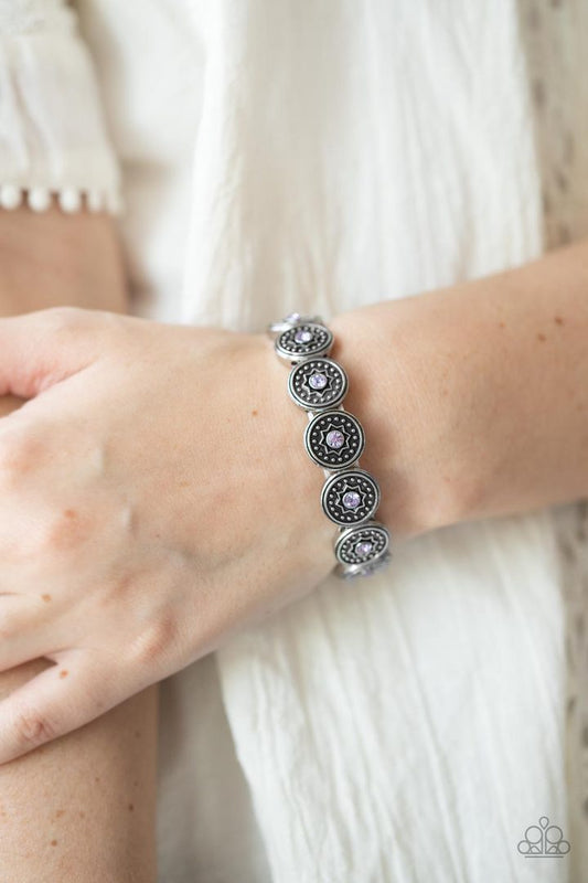 Colorfully Celestial Purple Bracelet Paparazzi B0228