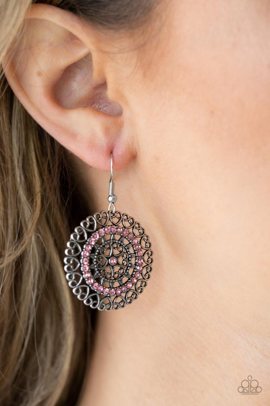 Fairytale Finale - Pink Earring Paparazzi E0195