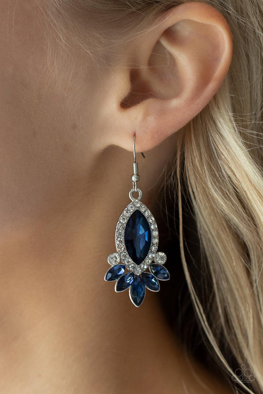 Prismatic Parade - Blue Earring Paparazzi E0177