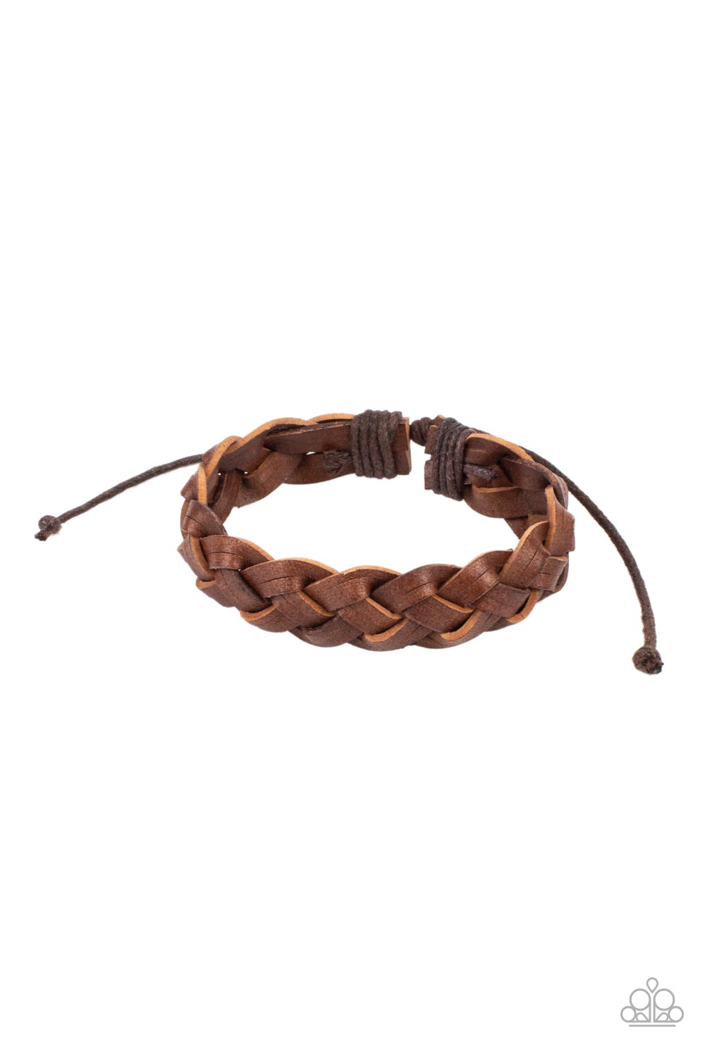 SoCal Summer - Brown Leather Bracelet Paparazzi B0476