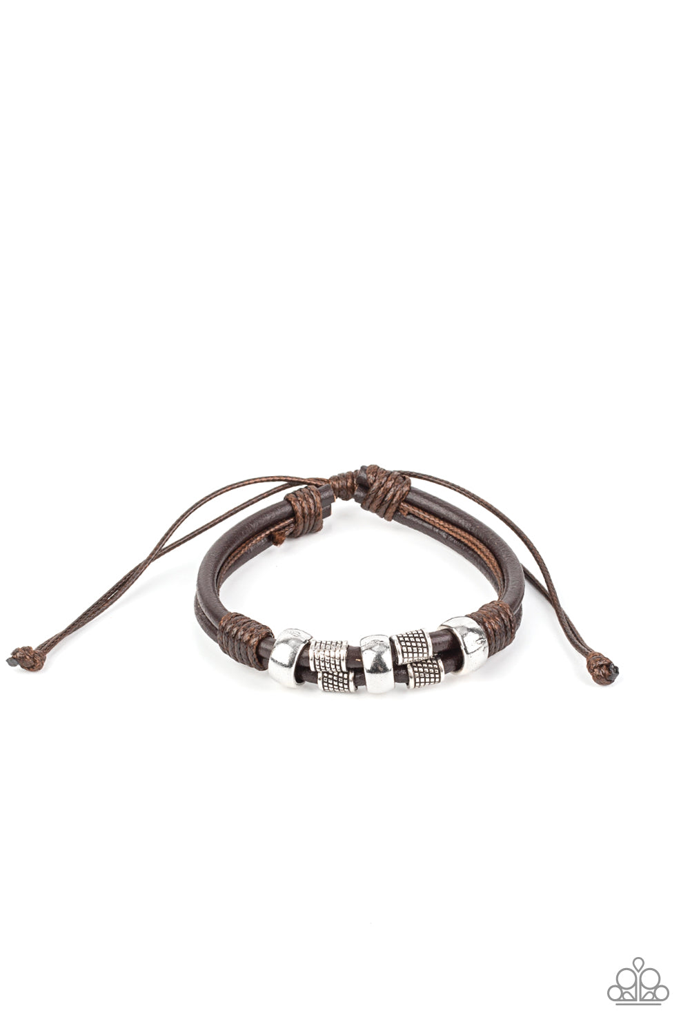 Urban Cattle Drive - Brown Urban Bracelet Paparazzi B0359