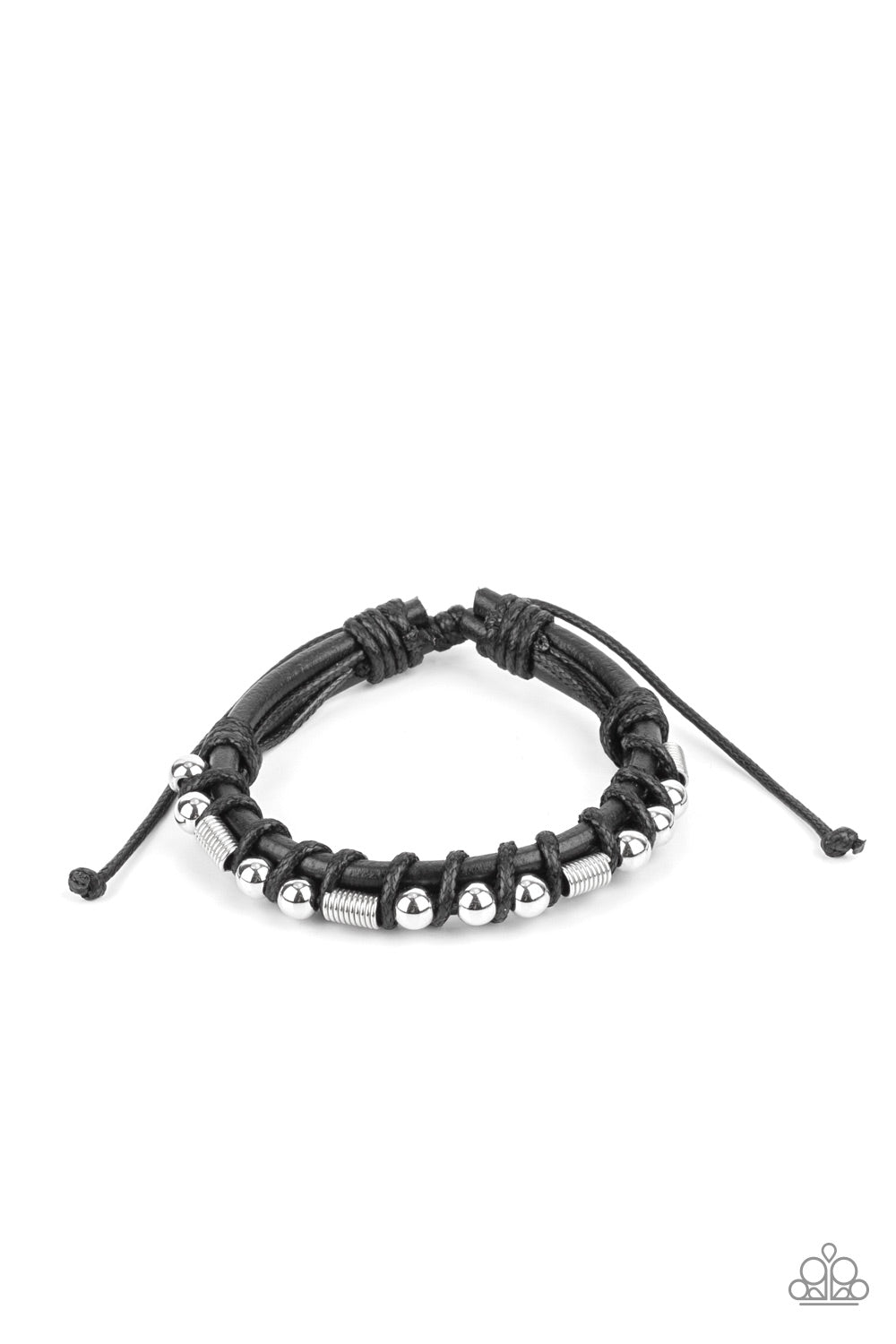 Bronco Brawler - Black Urban Bracelet Paparazzi B0355