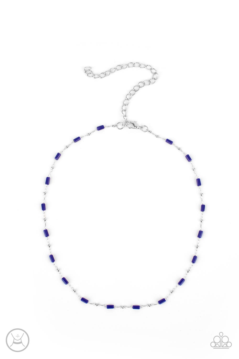 Urban Expo - Blue Choker Necklace Paparazzi N0881