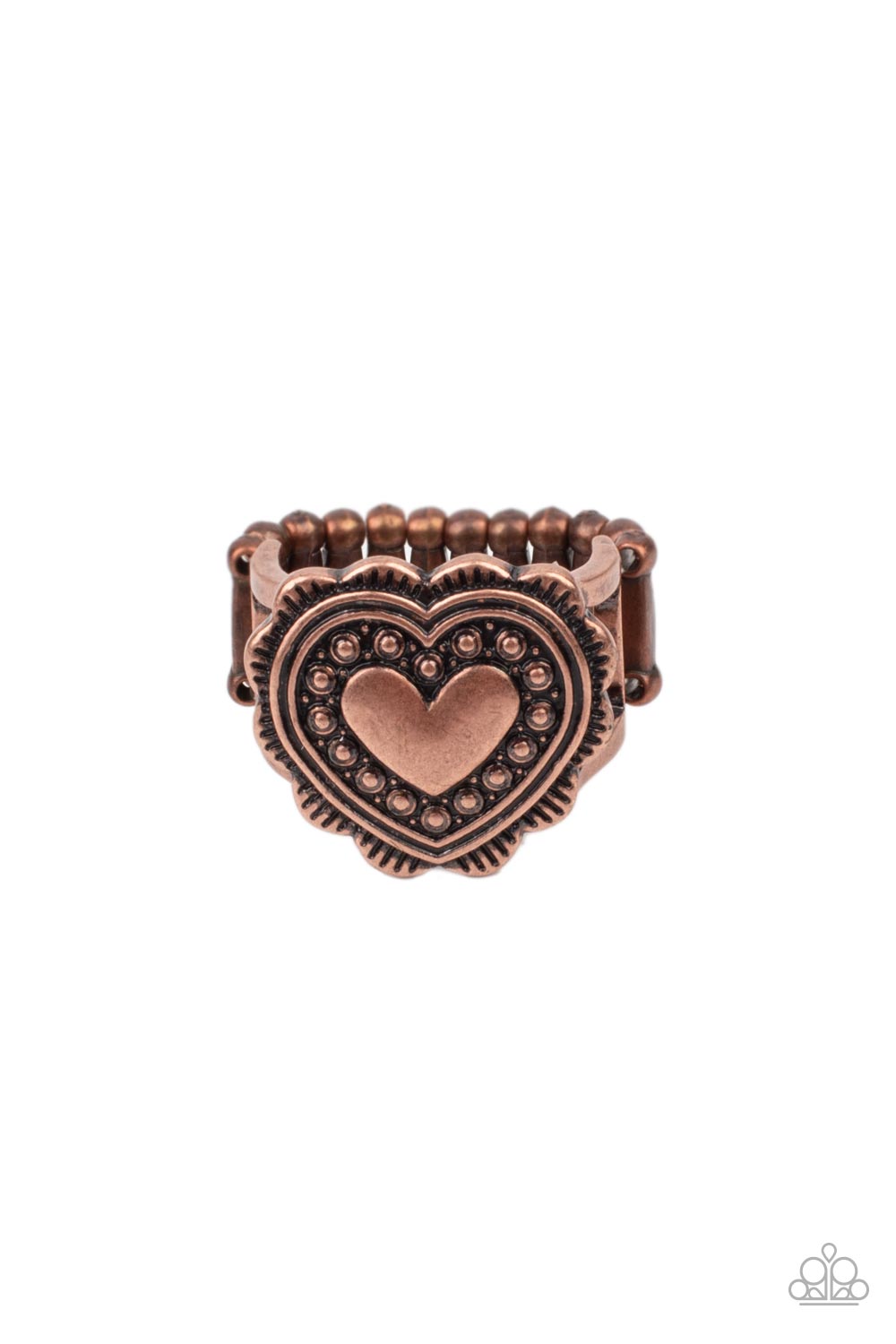 Southern Soulmate - Copper Ring Paparazzi R0236