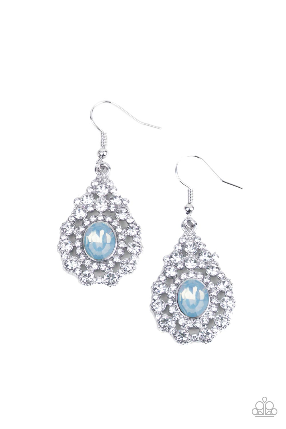 Celestial Charmer - Blue Earring Paparazzi E0297