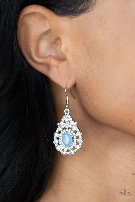 Celestial Charmer - Blue Earring Paparazzi E0297