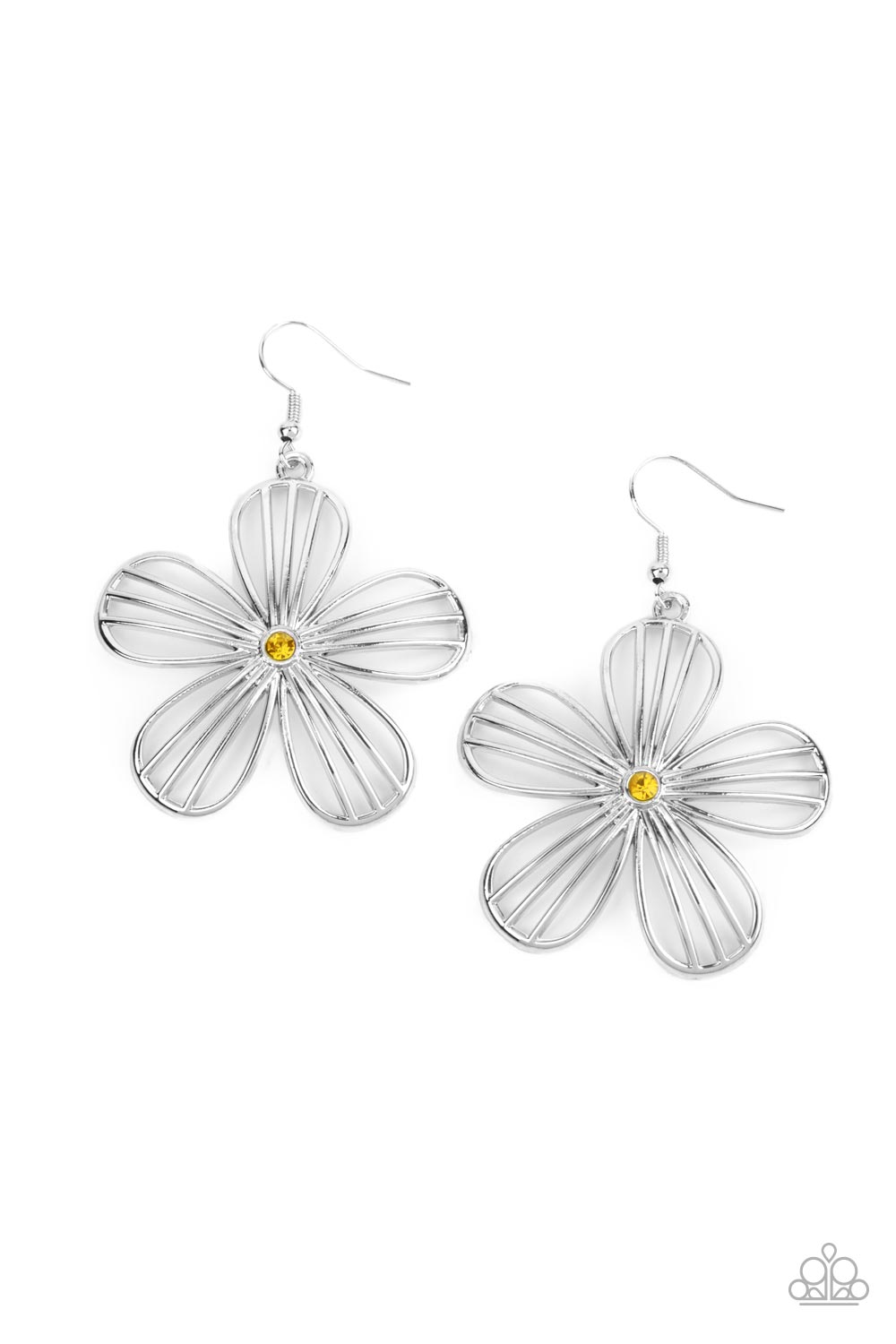 Meadow Musical - Yellow Earring Paparazzi E0314