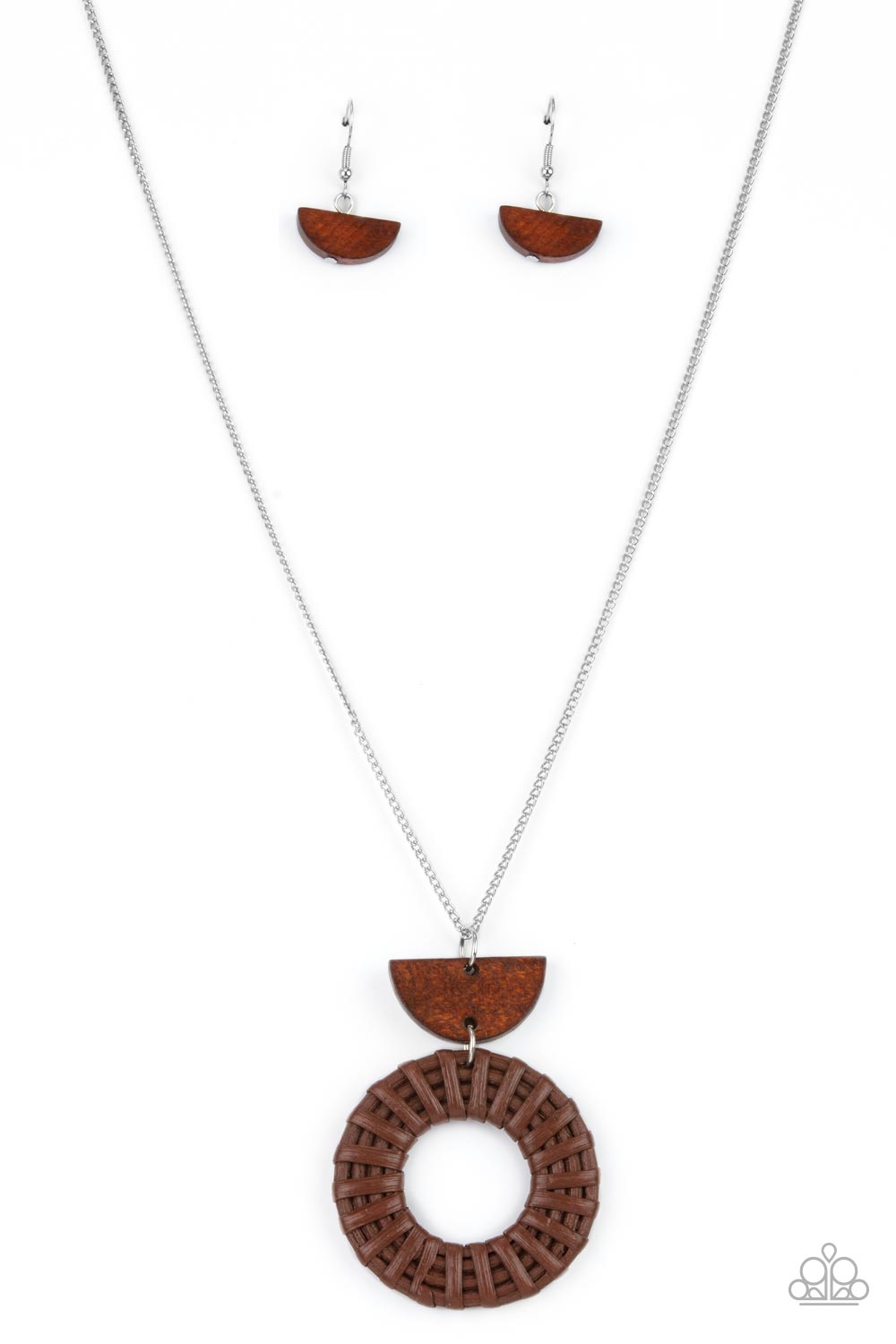 Homespun Stylist - Brown Necklace Paparazzi N0711