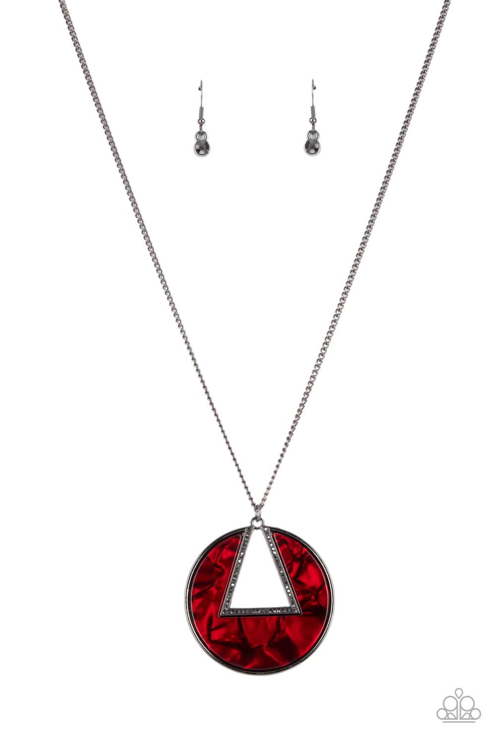 Chromatic Couture - Red Necklace Paparazzi N0459