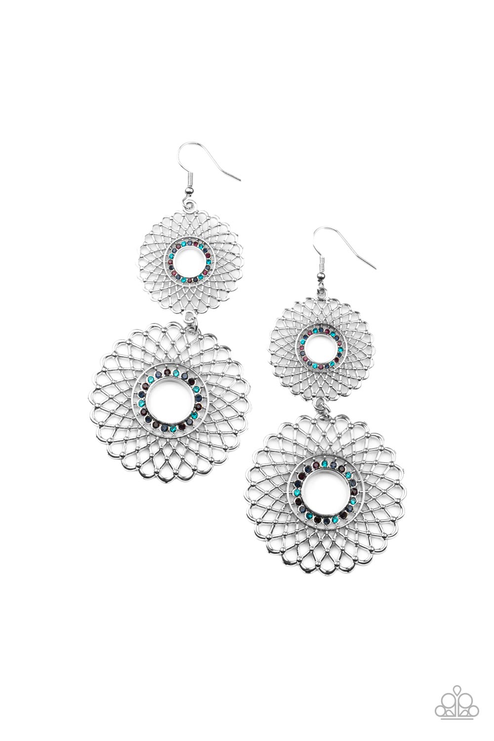 Regal Roulette - Mutli Earring Paparazzi E0464