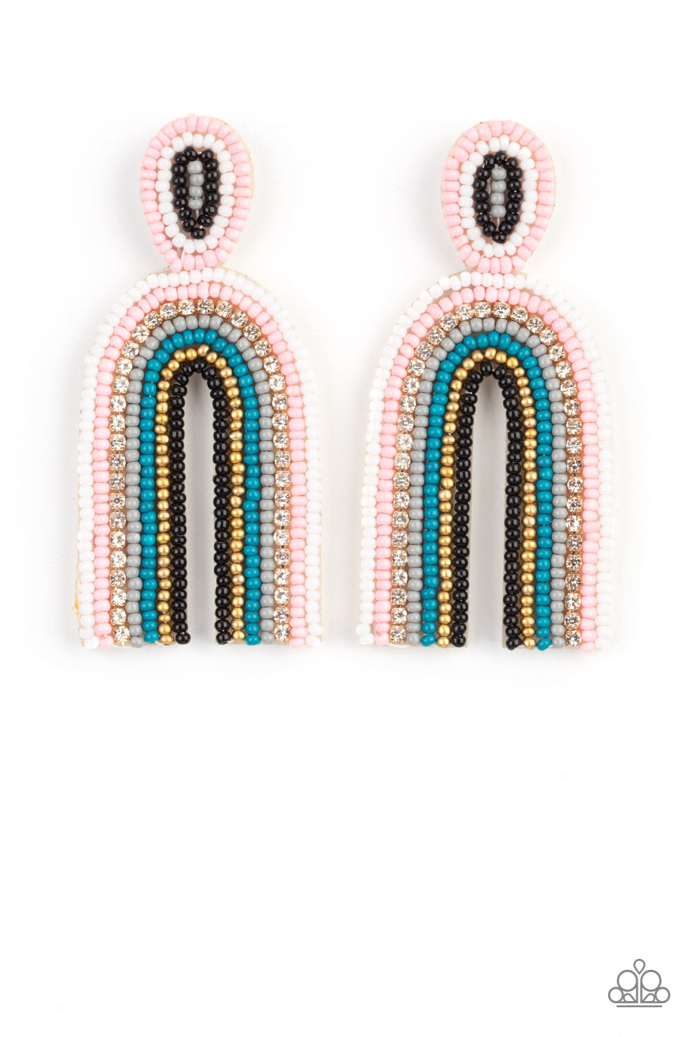 Rainbow Remedy - Multi Earring Paparazzi E0385