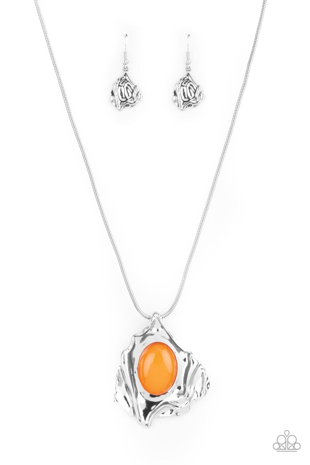 Amazon Amulet - Orange Necklace Paparazzi N0429