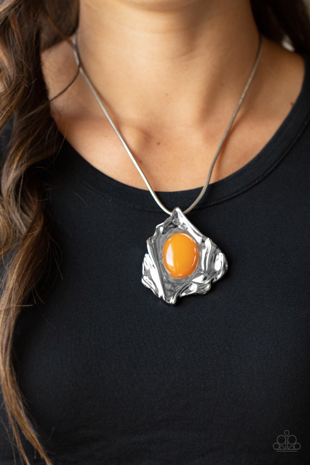 Amazon Amulet - Orange Necklace Paparazzi N0429