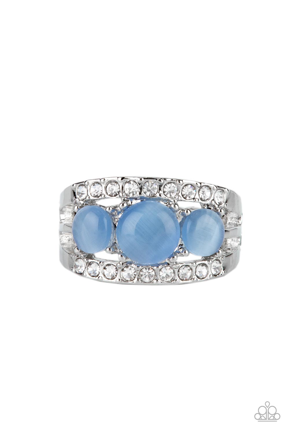 Majestically Mythic - Blue Cat's Eye Ring Paparazzi R0219