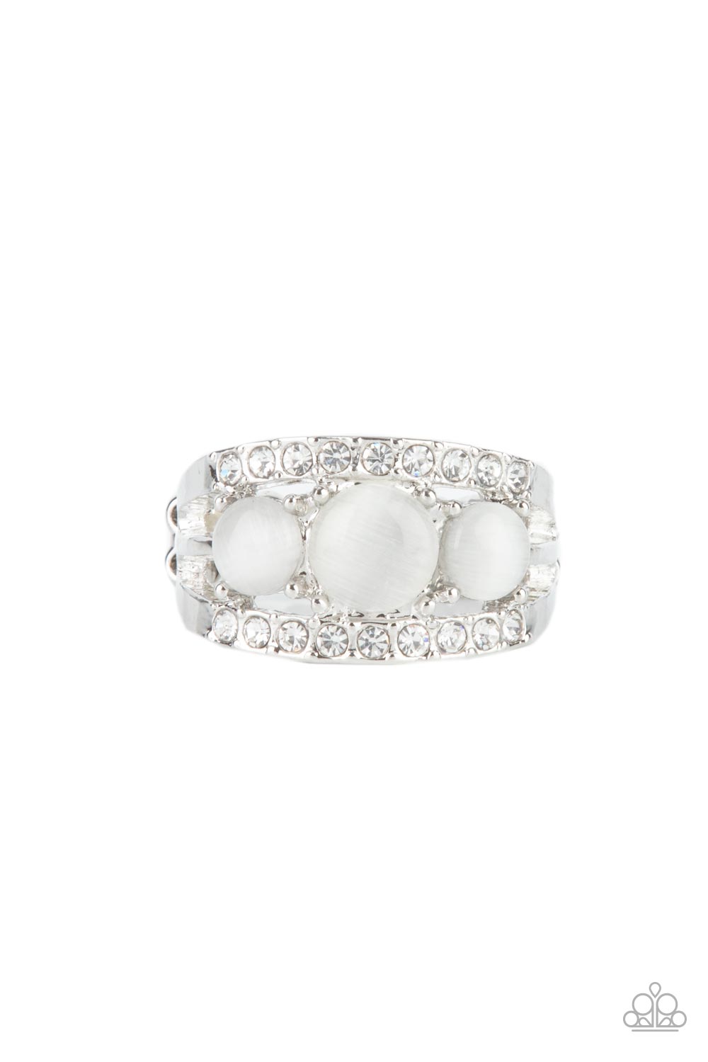 Majestically Mythic - White Ring Paparazzi R0223