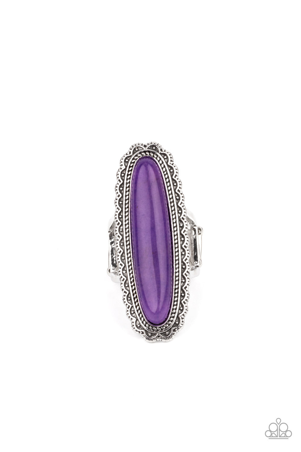 Eco Equinox - Purple Amethyst Color Stone Ring Paparazzi R0399