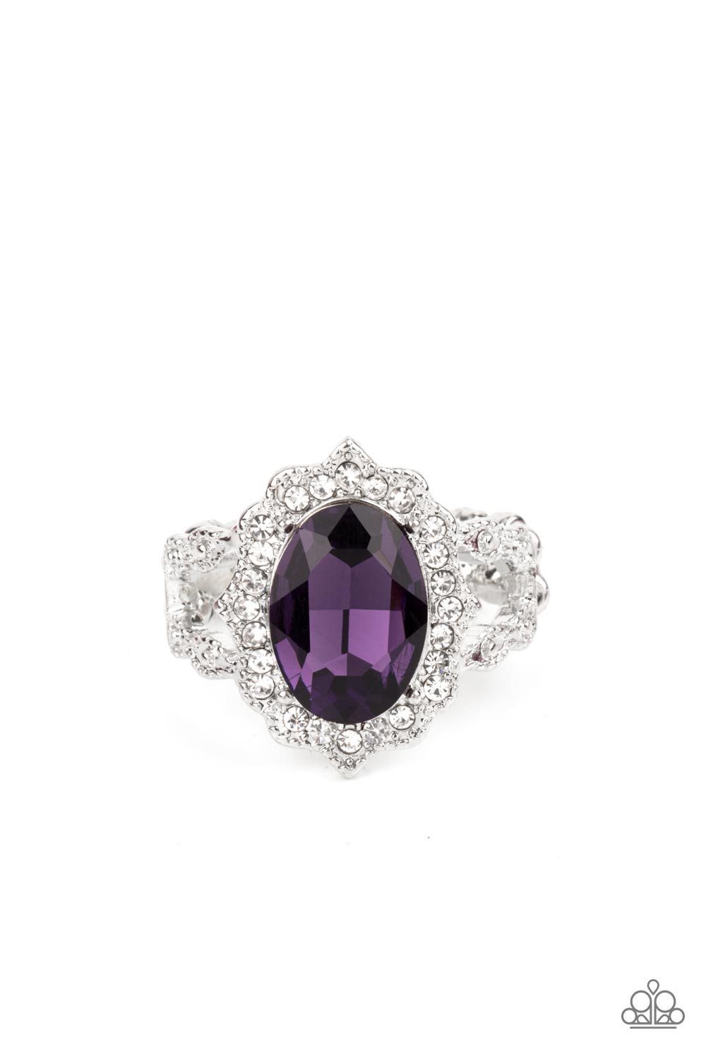 Oval Office Opulence - Purple Ring Paparazzi R0172