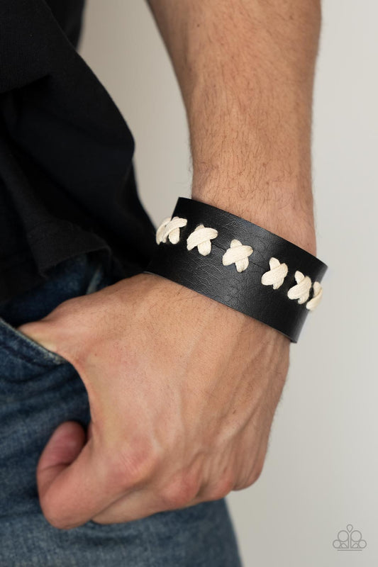 Metro Mustang - Black Urban Bracelet Paparazzi B0042