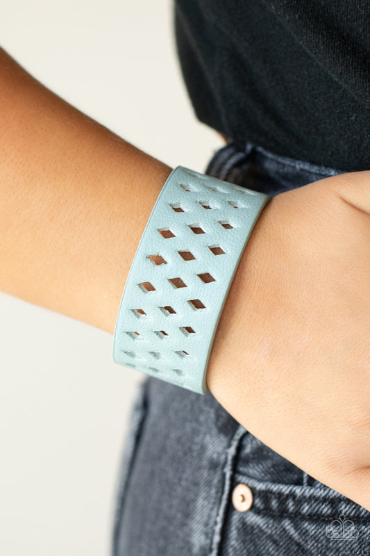 Glamp Champ - Blue Urban Bracelet Paparazzi B0220