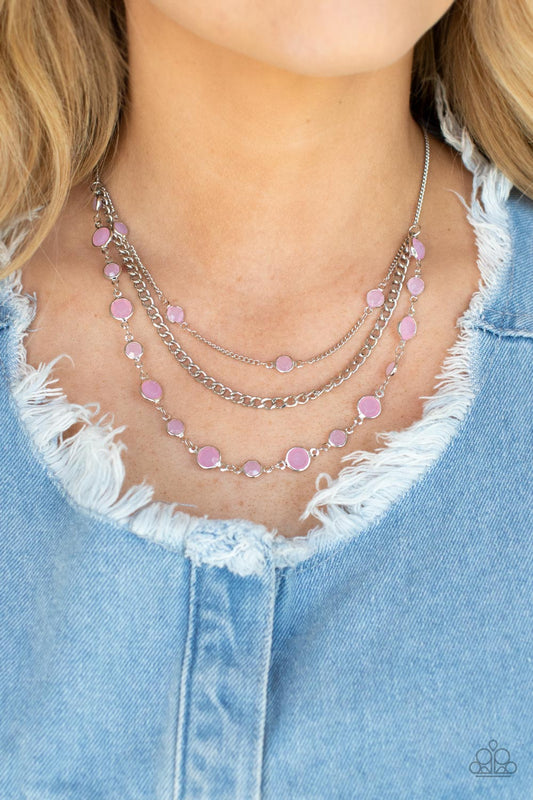 Goddess Getaway - Pink Necklace Paparazzi N0438