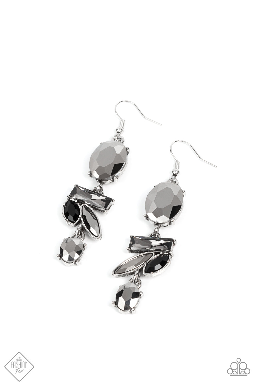 Modern Makeover - Silver Earring Paparazzi E0412