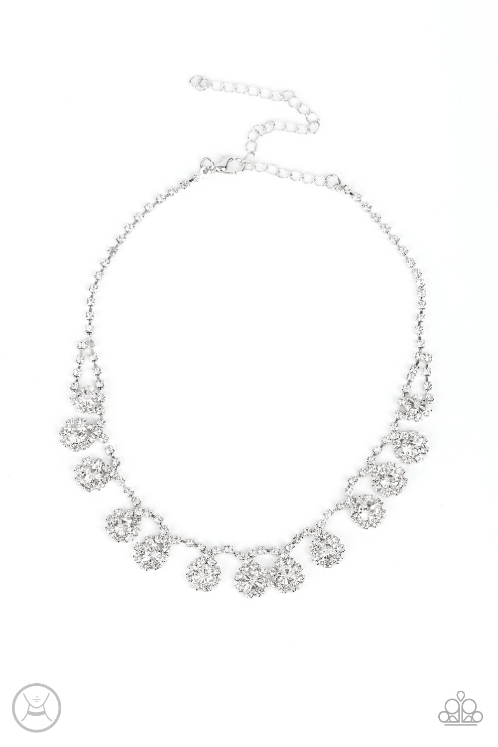 Princess Prominence - White Necklace Life Of The Party Paparazzi N0425