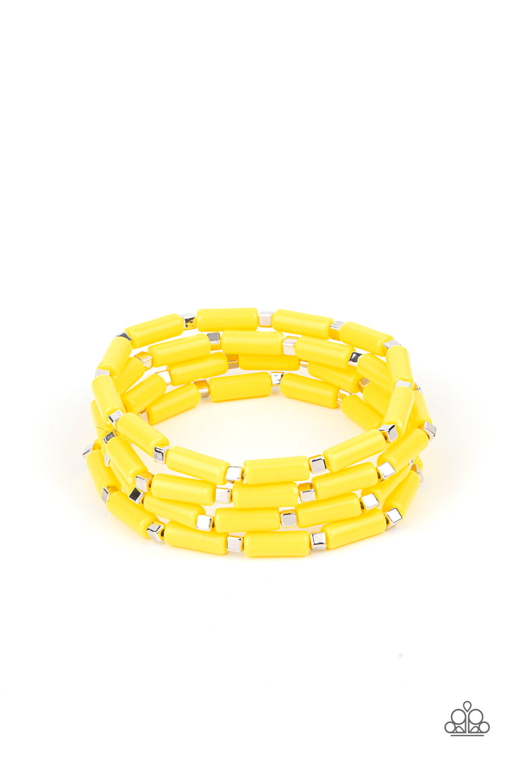 Radiantly Retro - Yellow Bracelet B0211