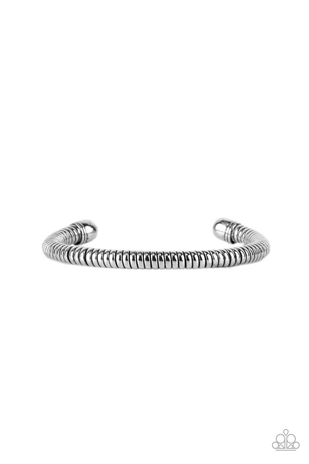 Turbocharged - Silver Urban Bracelet Paparazzi B0287