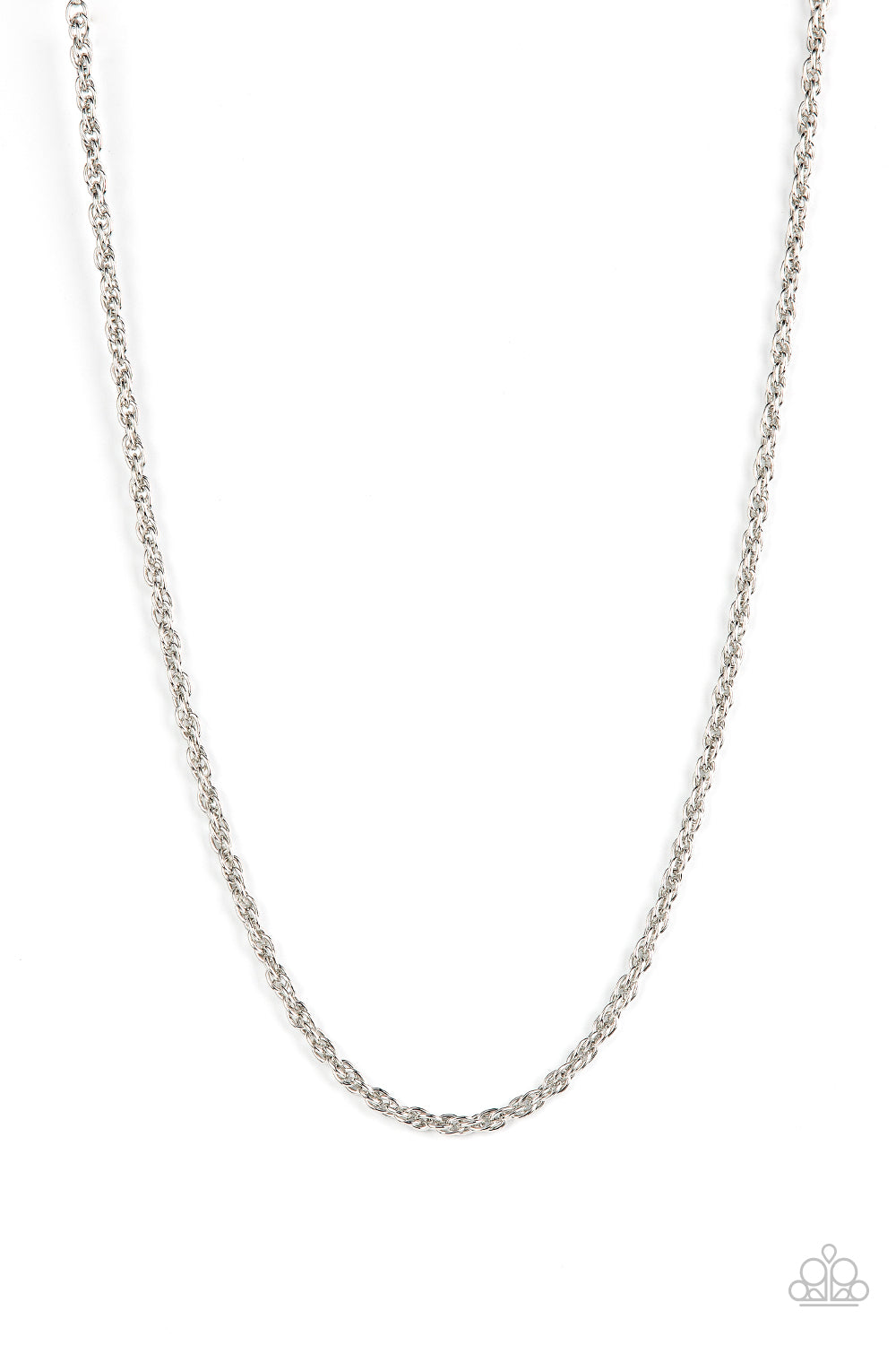 Industrial Interval - Silver Urban Necklace Paparazzi N0468