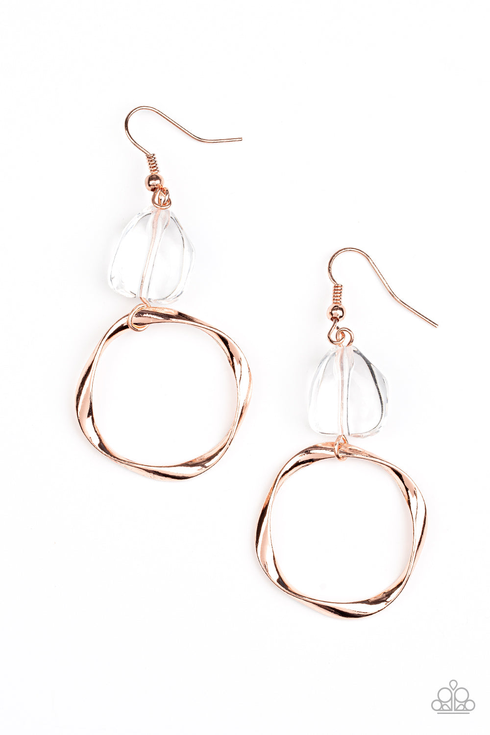 All Clear - Copper Earring Paparazzi E0271