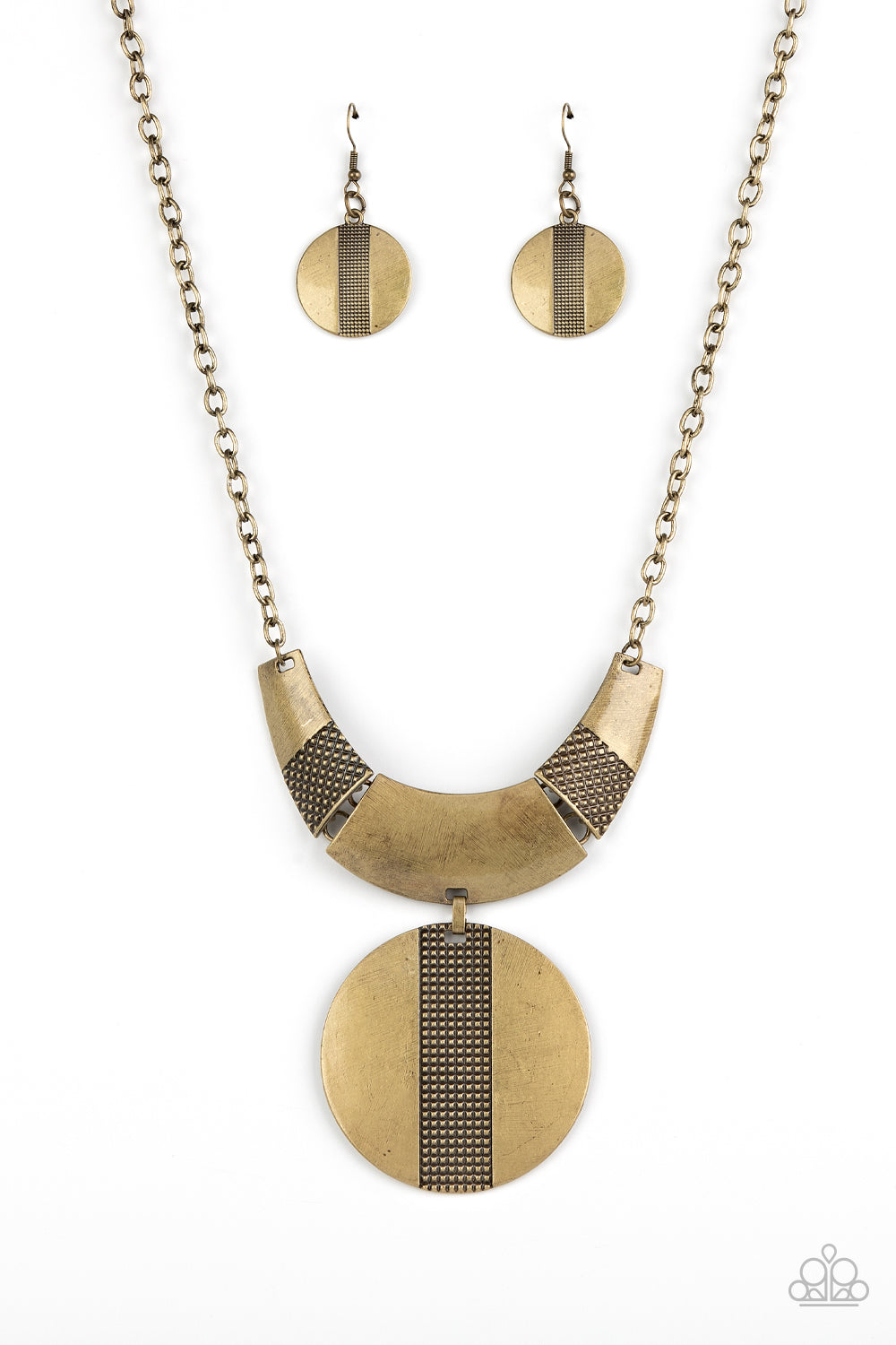 Metallic Enchantress - Brass Necklace Paparazzi N0848