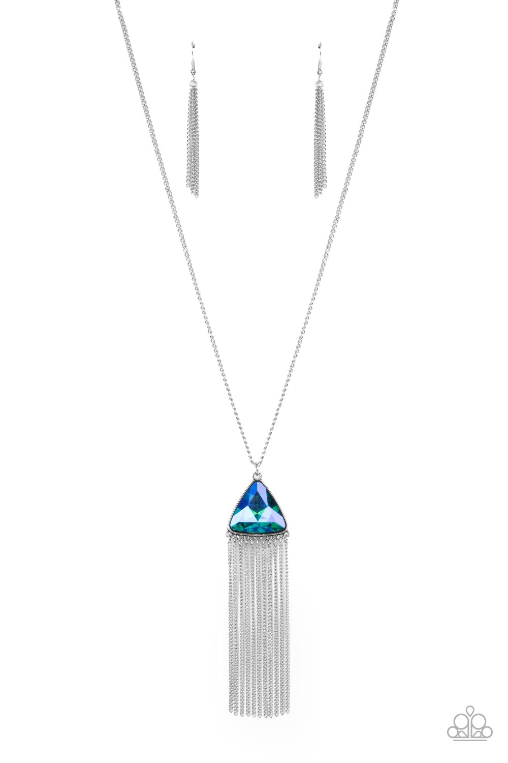 Proudly Prismatic - Multi Iridescent Necklace Paparazzi N0549