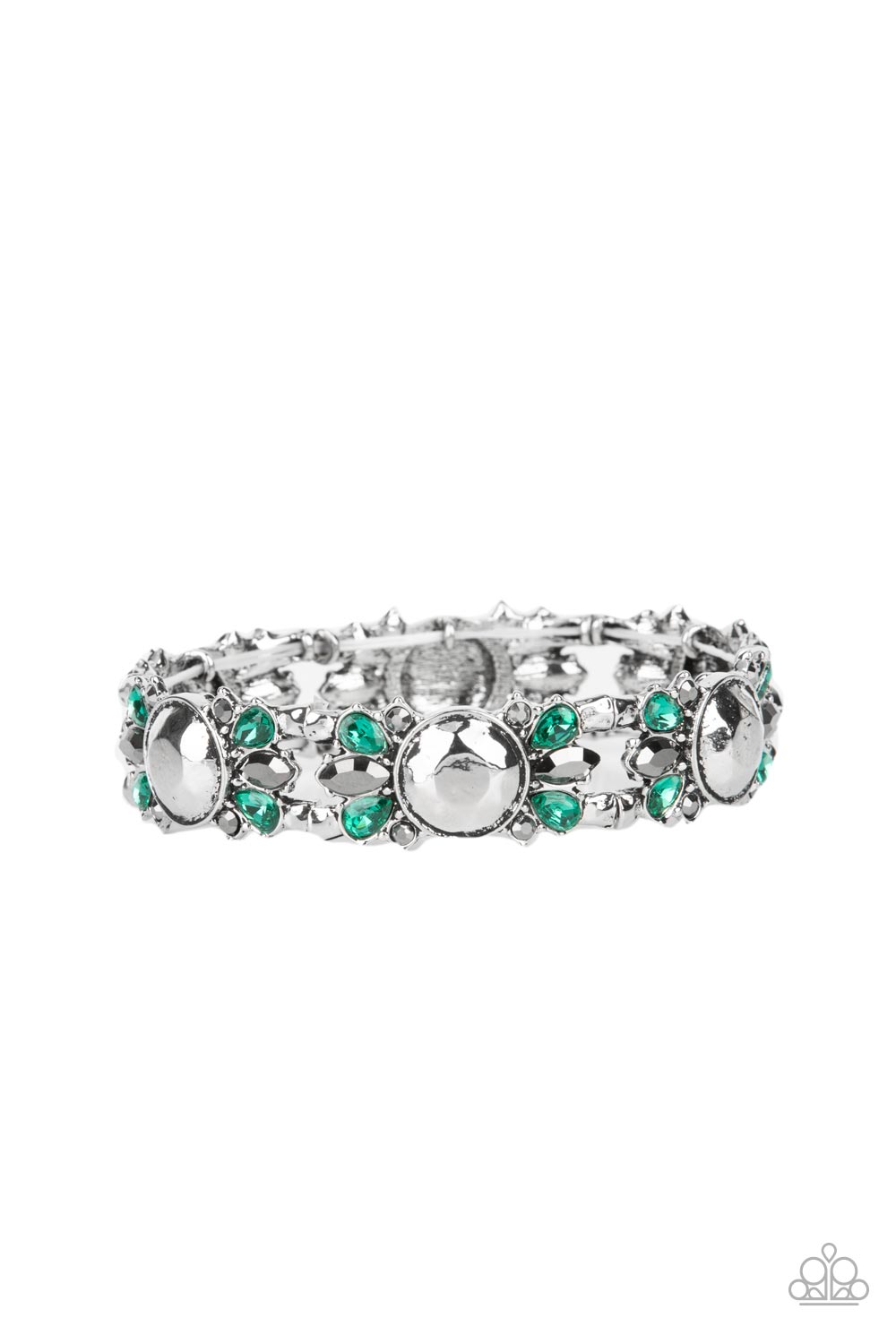 Definitively Diva - Green Bracelet Paparazzi B0257