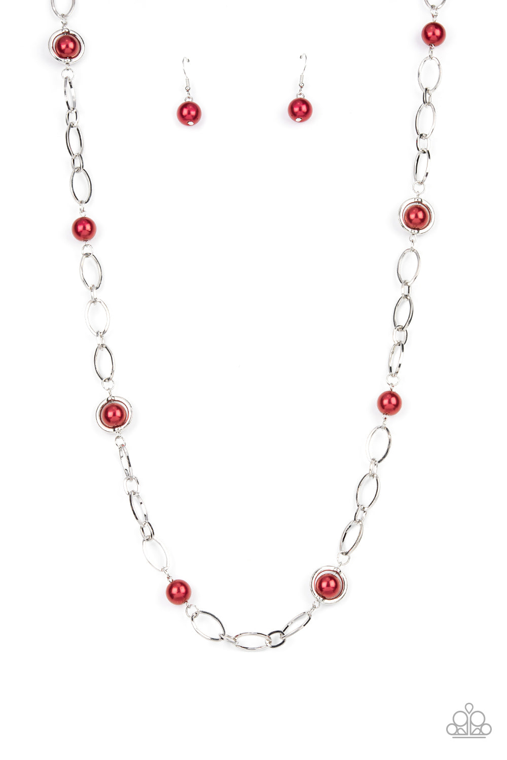 Fundamental Fashion - Red Necklace Paparazzi  N0374