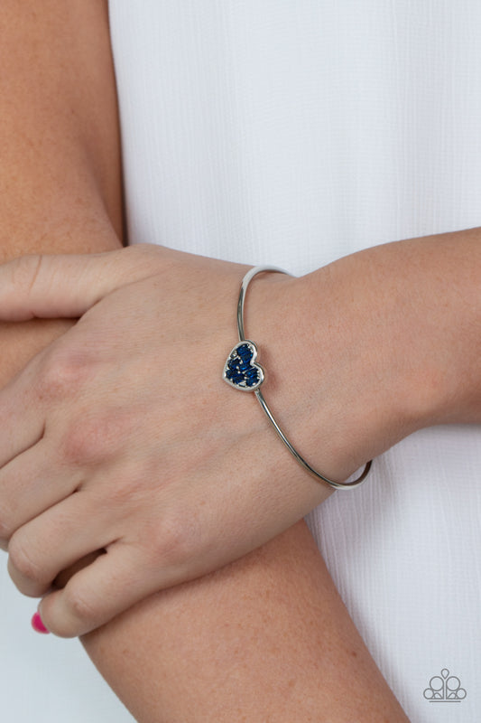 Heart of Ice - Blue Bracelet Paparazzi B0323