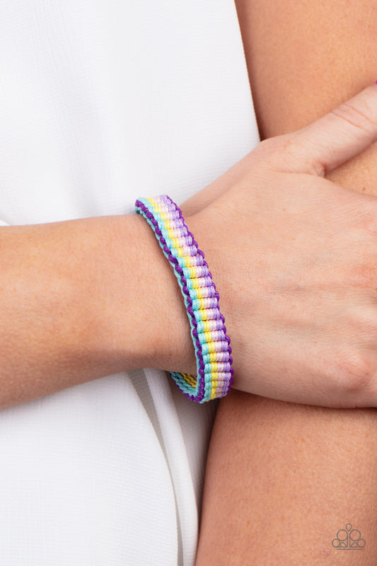 Campfire Craft - Multi Urban Sliding Knot Bracelet Paparazzi B0494