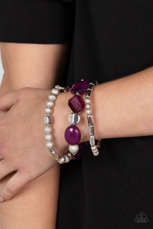 Marina Magic- Purple Bracelets Paparazzi B0282