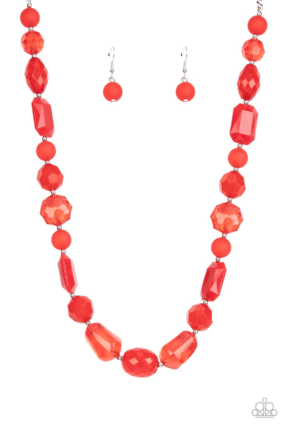 Here Today, GONDOLA Tomorrow - Red Necklace Paparazzi N0779