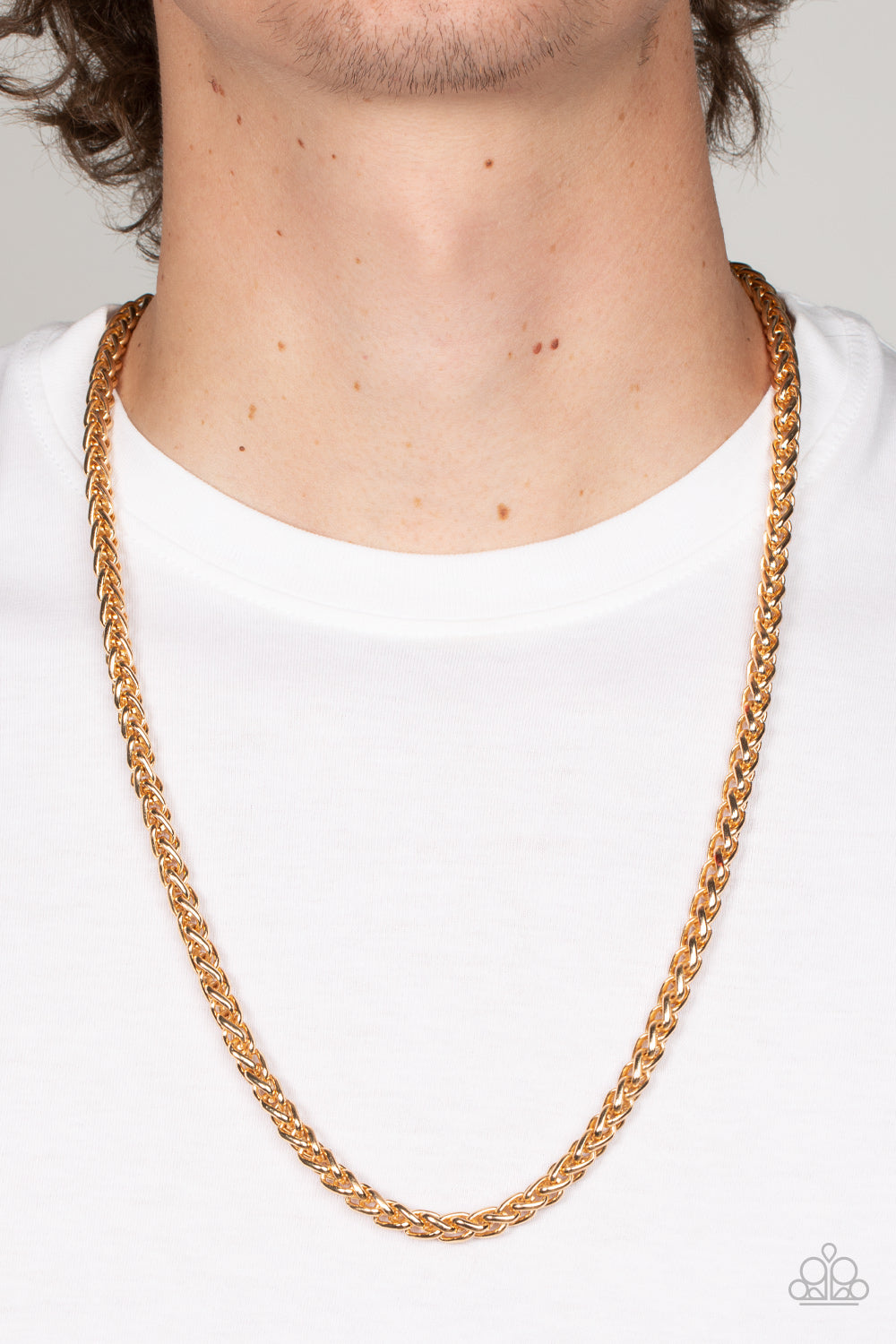 Metro Monopoly - Gold Chain Urban Necklace Paparazzi N1535