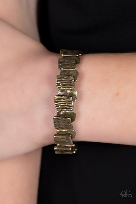 Urban Stackyard - Brass Bracelet Paparazzi B0432