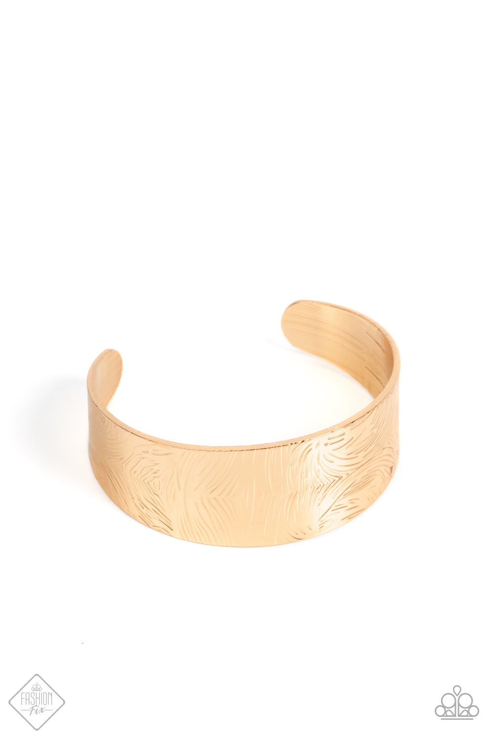 Coolly Curved - Gold Bracelet September 2021 Fashion Fix Paparazzi B0185