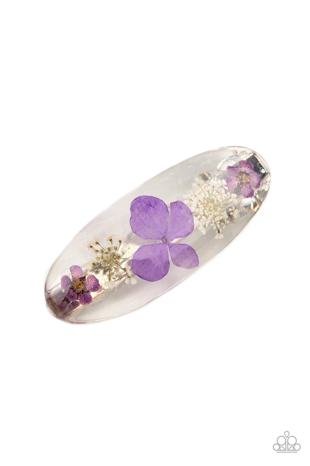 Floral Flurry - Purple Hair Clip Paparazzi H0049