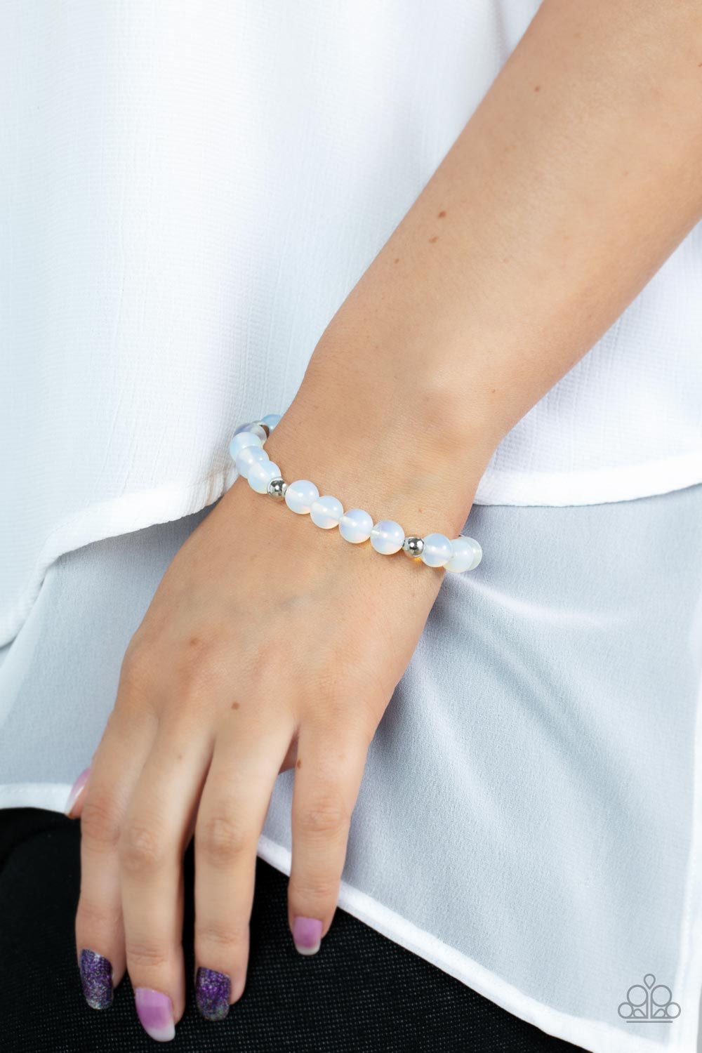 Forever and a DAYDREAM - White Stretch Bracelet B0350