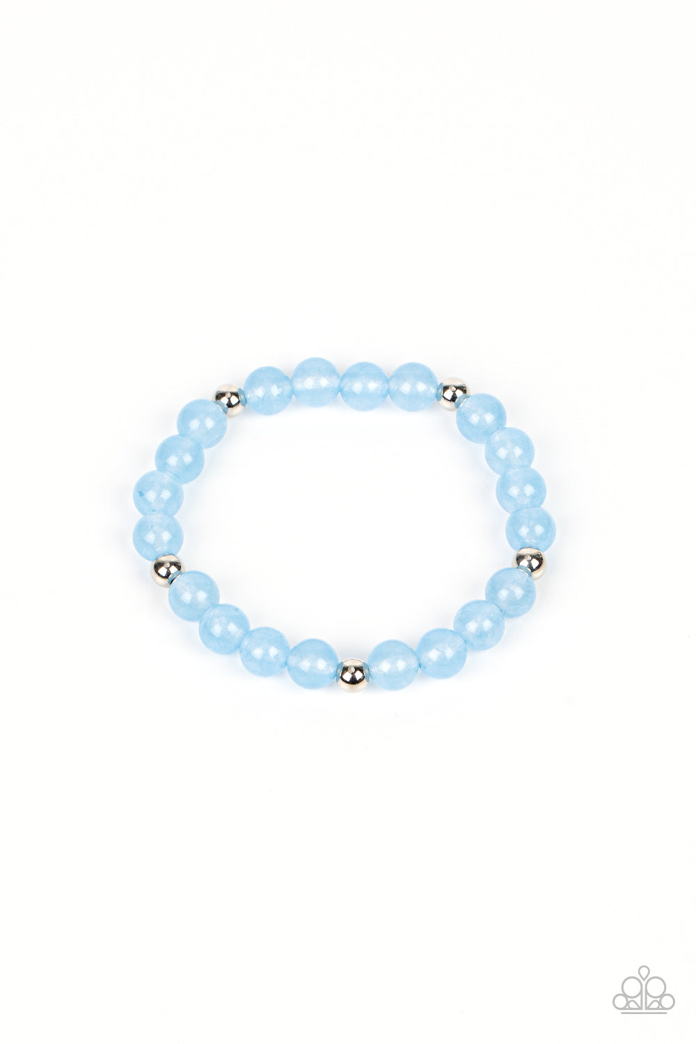 Forever and a DAYDREAM - Blue Opaque Stretch Bracelet Paparazzi  B0381