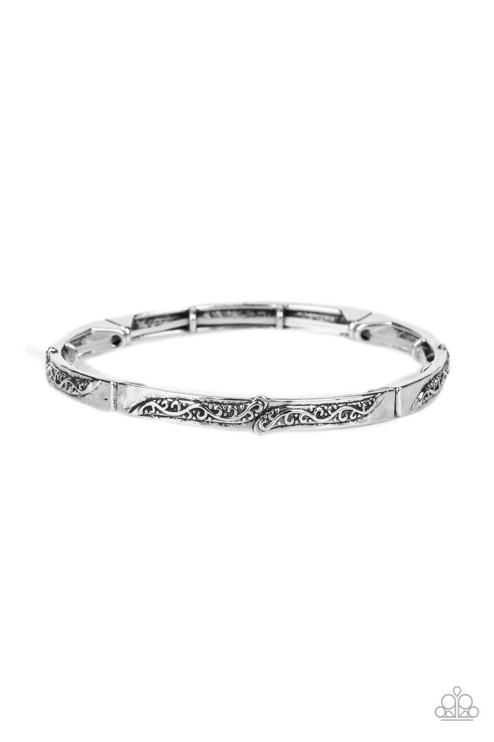 Very Vineyard - Silver Bracelet Paparazzi B0404