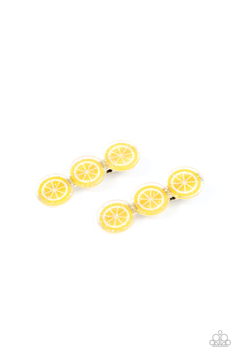 Charismatically Citrus - Yellow Hair Clip Paparazzi H0071