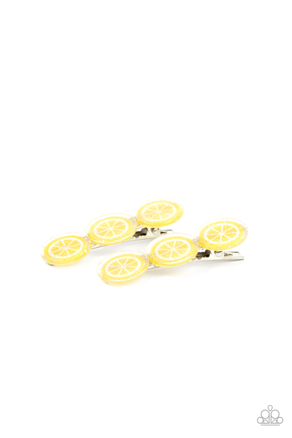 Charismatically Citrus - Yellow Hair Clip Paparazzi H0071